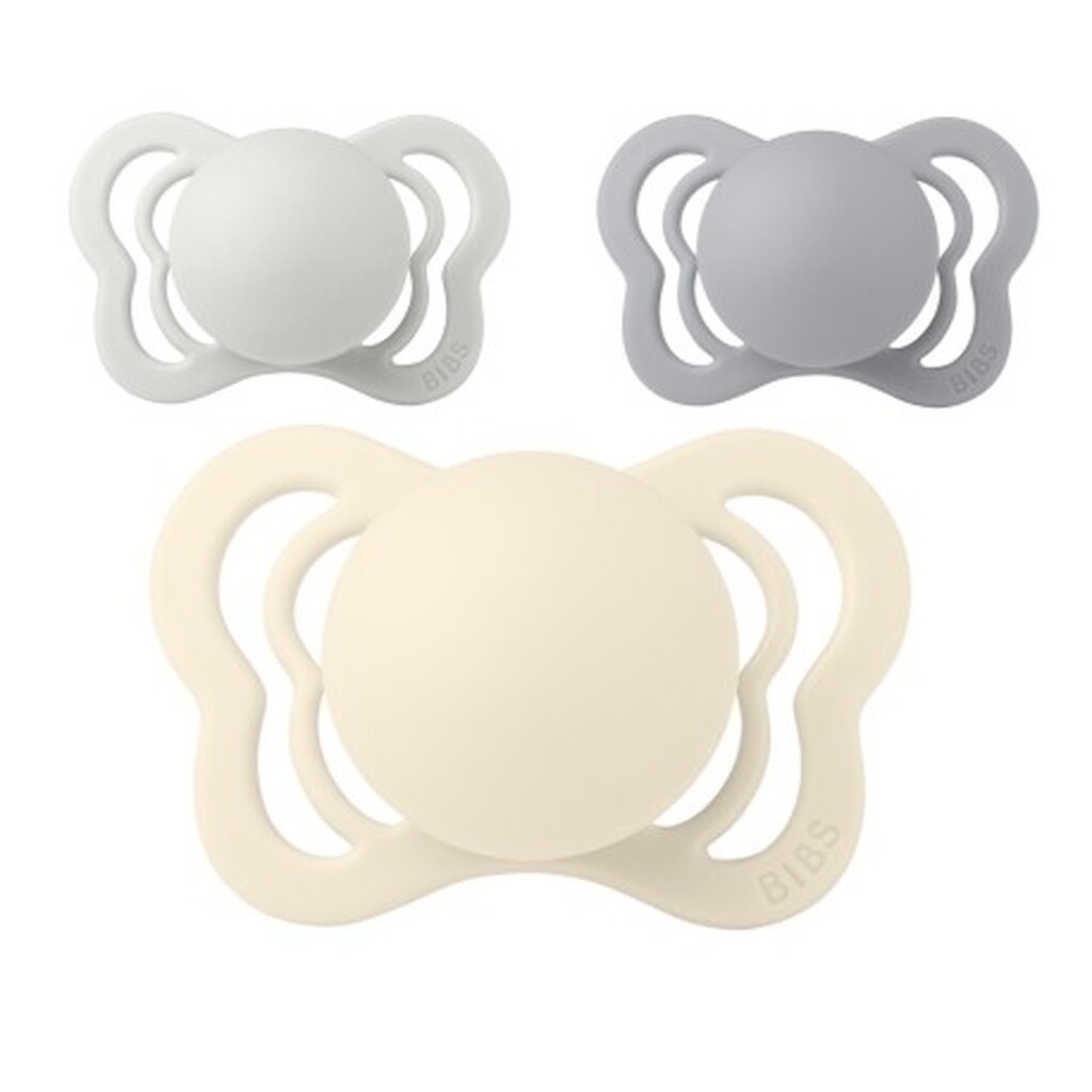 Bibs Couture,  Str. 1 (0-6 Mdr.), Anatomisk - Silikone