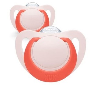 Nuk Star,  Str. 3 (18-36 Mdr.), Anatomisk - Silikone