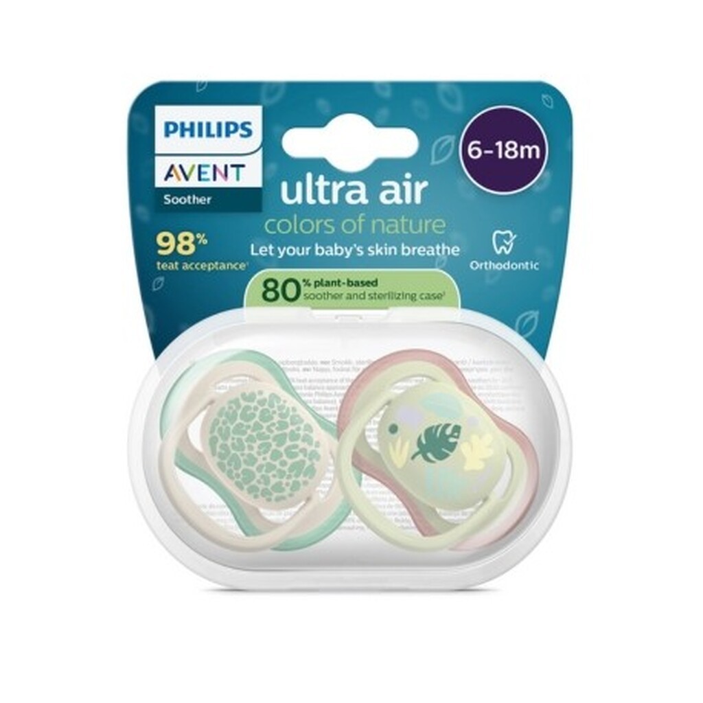 Philips Avent, 80 % Plantebaseret, Ultra Air, Str. 2 (6 - 18 Mdr.)