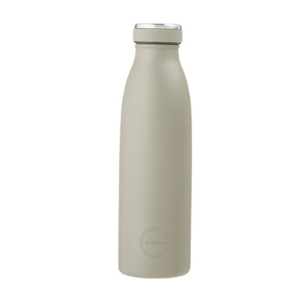 Aya&ida, Drinking Bottle, Drikkeflaske Med Låg, 500 Ml, Eucalyptus