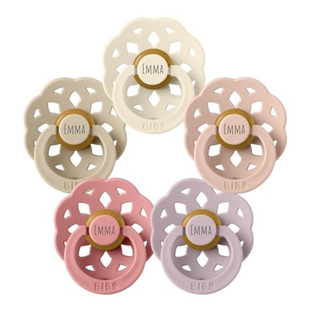 Bibs Boheme, Str. 1 (0-6 Mdr.) , Rund - Latex, Sutter Med Navn