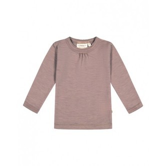 Trøje I 1x1 Rib Med Rynker Ved Halsen I 100% Merino Uld, Oeko-texÂ®