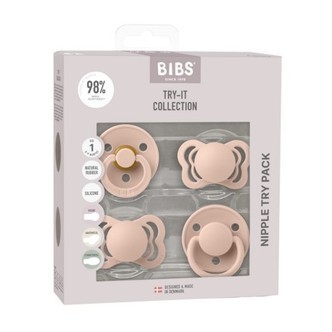 Bibs Try-it-collection, Str. 1 (0+ Mdr.), Blush