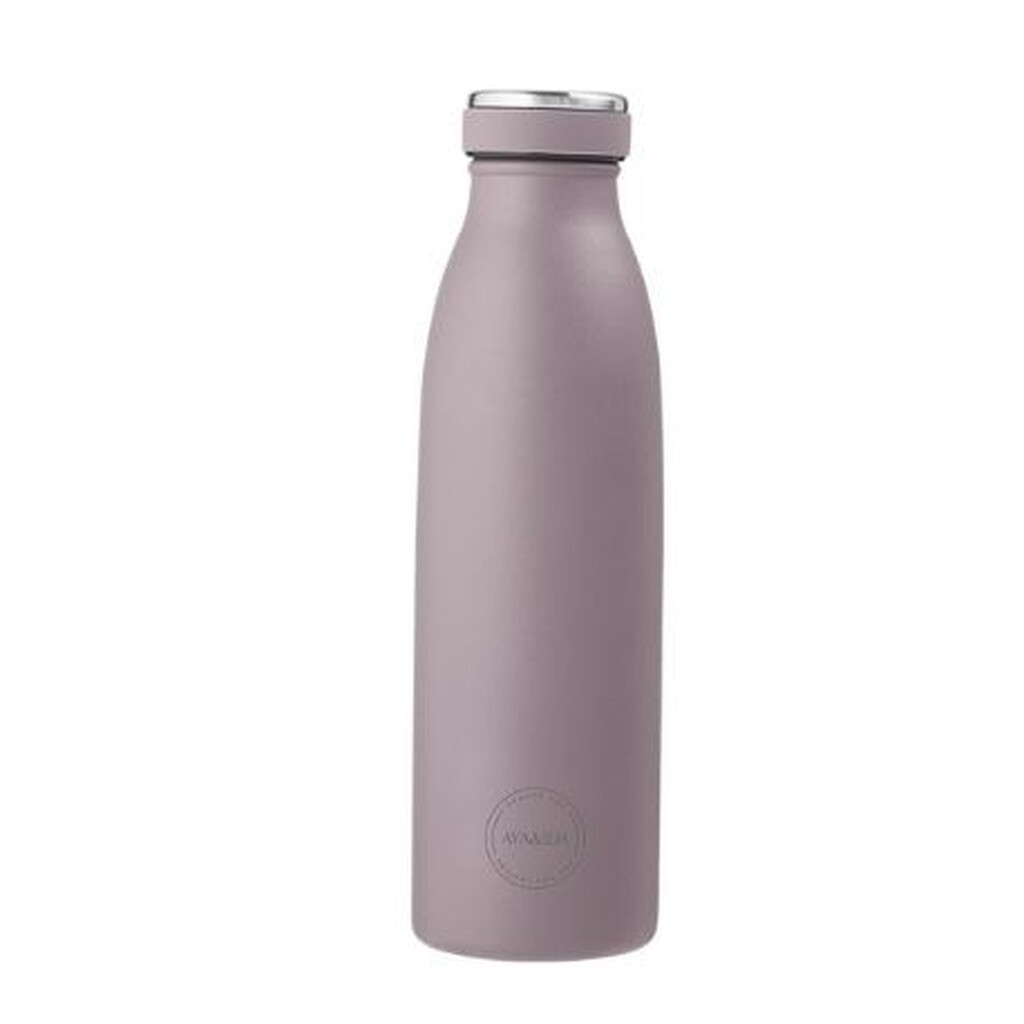 Aya&ida,  Drinking Bottle, Drikkeflaske Med Låg, 500 Ml,  Lavender