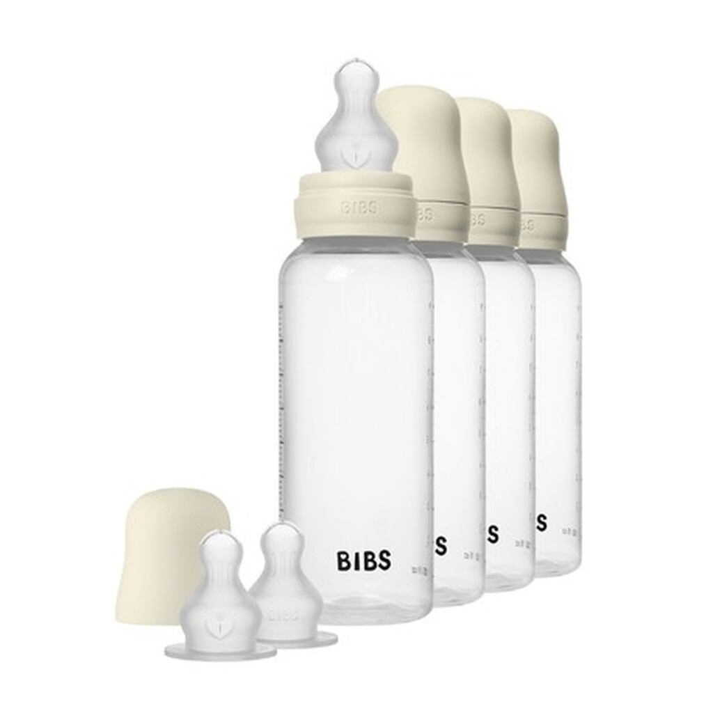 Bibs Bottle Sæt Med 4 Flasker - Komplet Sæt, 270 Ml