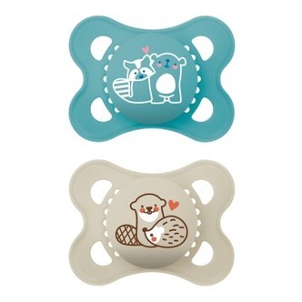 Mam Original 2-pack, Str. 1 (0-6 Mdr.), Symmetrisk - Latex