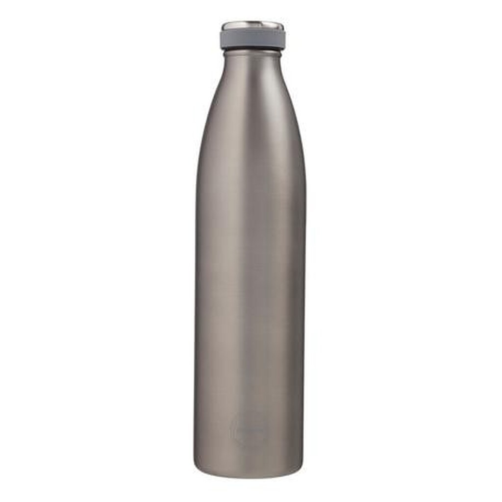 Aya&ida, Drinking Bottle, Drikkeflaske Med Låg, 1000 Ml, Cool Grey
