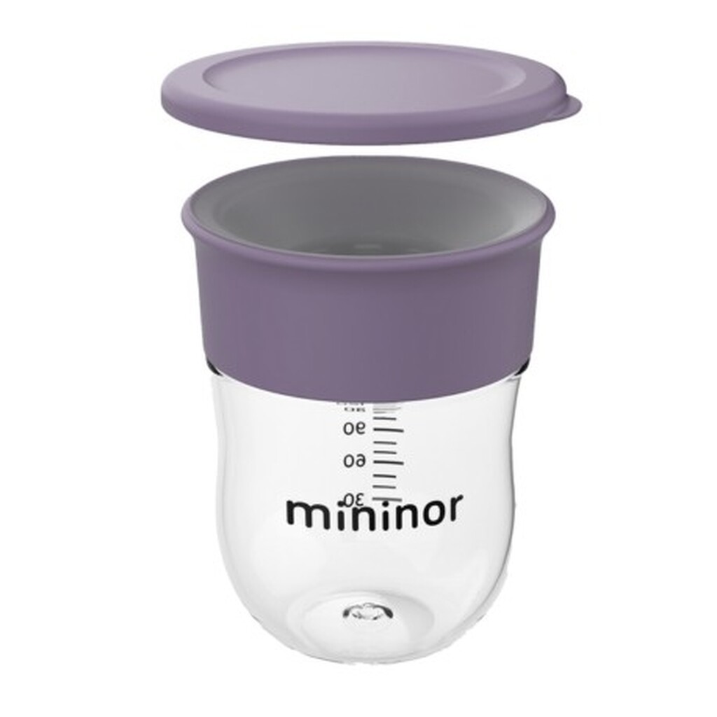 Mininor Training Cup, 220 Ml, Lilac Flower