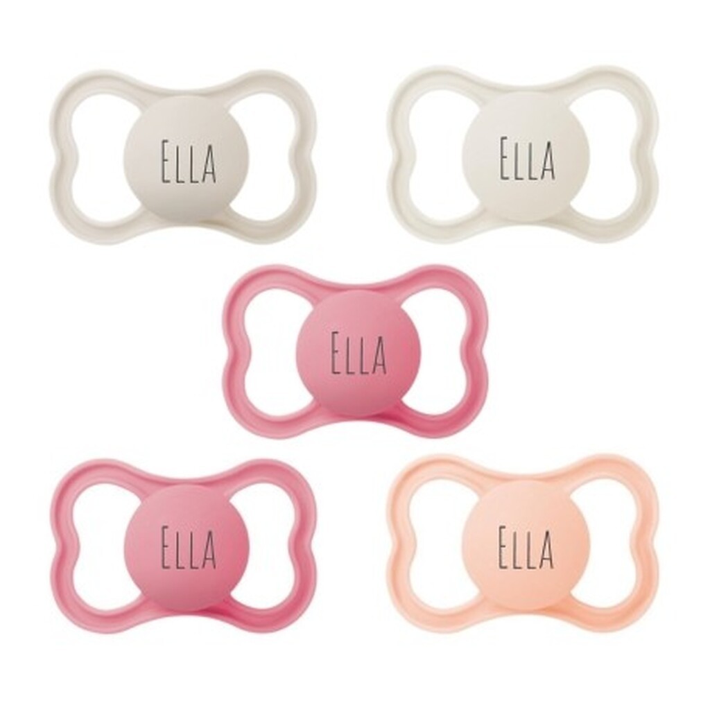 Mam Supreme,  Str. 2 (6-16 Mdr.), Symmetrisk - Silikone, Sutter Med Navn , 5-pak