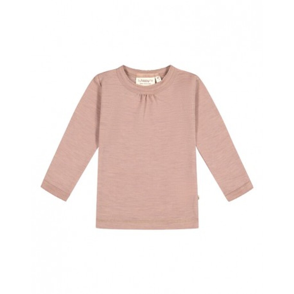 Trøje I 1x1 Rib Med Rynker Ved Halsen I 100% Merino Uld, Oeko-texÂ®