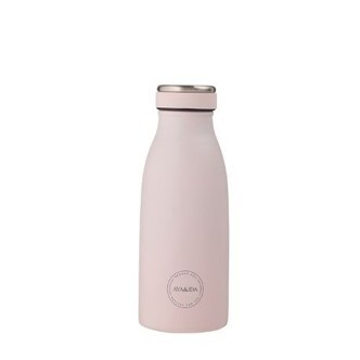 Aya&ida,  Drinking Bottle, Drikkeflaske Med Låg, 350 Ml, Soft Rose
