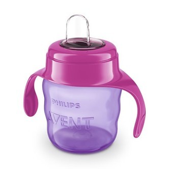 Philips Avent, Kop Med Drikketud,  Lilla/lyserød, Str. 6+ Mdr.