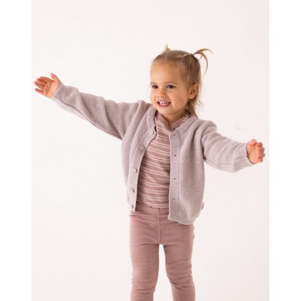 Strik Cardigan I 100% Merino Uld Til Baby, Oeko-texÂ®