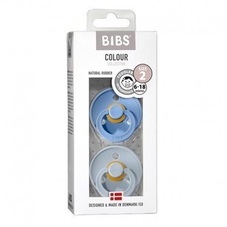 Bibs Colour - 2-pak,  Str. 2 (6+ Mdr.),  Rund - Latex
