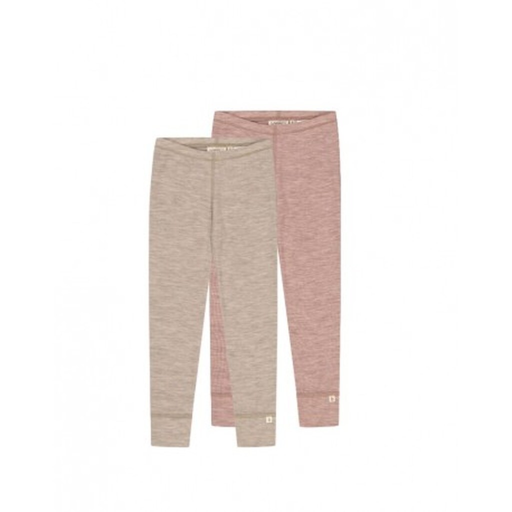 Leggins I 1x1 Rib I 100% Merino Uld, Oeko-texÂ®, 2-pak