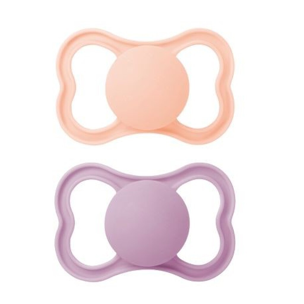 Mam Air 2-pack, Str. 3 (16-36 Mdr.), Symmetrisk - Silikone