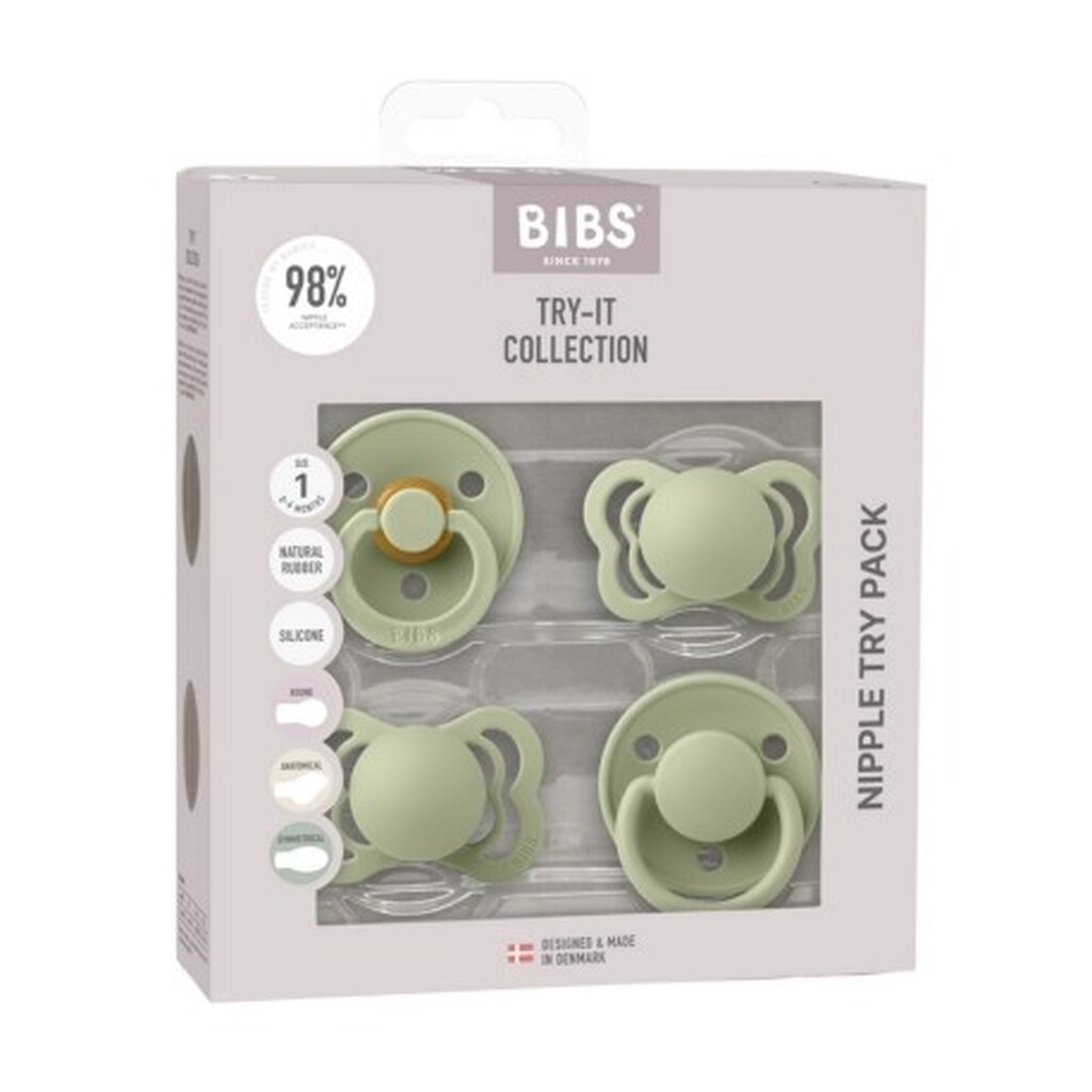 Bibs Try-it-collection, Str. 1 (0+ Mdr.), Sage