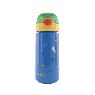 Nüby, Glitter Drikkedunk Med Sugerør, 3 År, Blue