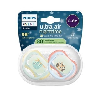 Philips Avent, 80 % Plantebaseret, Ultra Air Nighttime, Str. 1 (0 - 6 Mdr.)