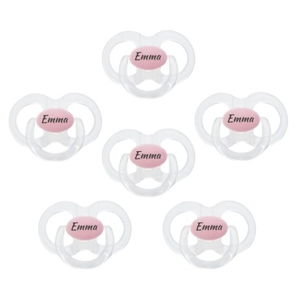 Maxibaby, Str. 2 (6+ Mdr.), Anatomisk - Silikone, Sutter Med Navn
