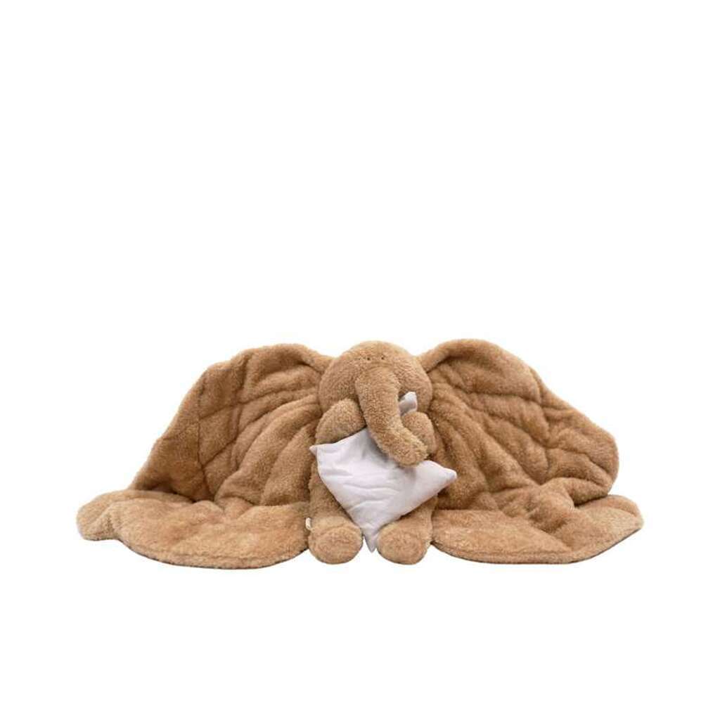 Membantu Tyngde Plysbamse m. Hørfrøpose - Magma01 - Brun