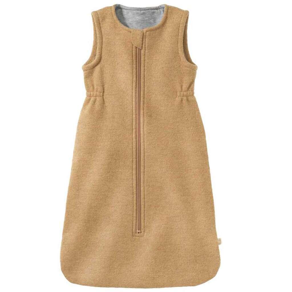 Disana Strikket Sovepose - Ærmeløs - Kogt Uld - Caramel