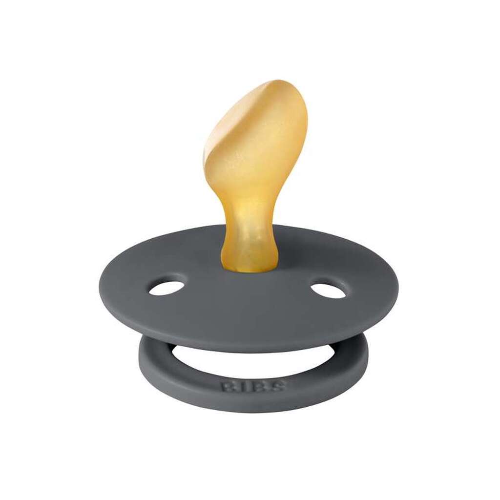 BIBS Anatomisk Colour Sut - Str. 2 - Naturgummi - Iron