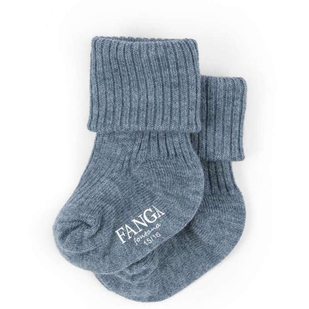 Fanga Fontana Lana - Sokker - Tynde - Strik - Ashley Blue