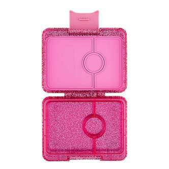 Yumbox Madkasse - Minisnack - 3 rum - Sparkle Rose Glitter