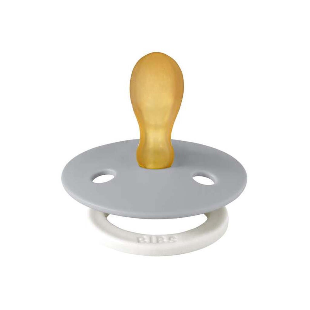 BIBS Symmetrisk Colour Sut - Str. 2 - Naturgummi - GLOW - Cloud
