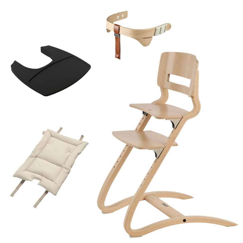 Leander Louieâ¢ Højstol - Bøg/Natur - Bundle 2