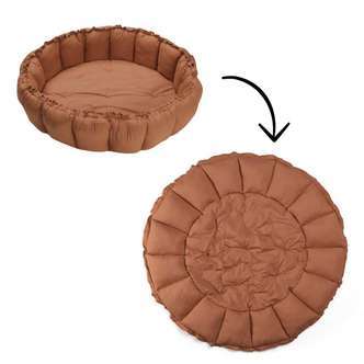 Play & Go Bloom - Babynest/Legetæppe - Tawny Brown