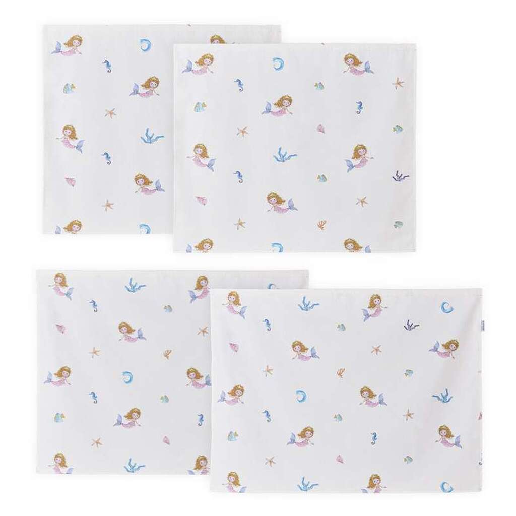 Hoppekids Forhæng til Halvhøj Seng - MERMAID - Flere Størrelser