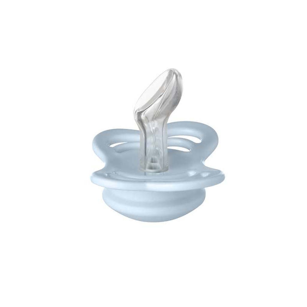 BIBS Anatomisk Couture Sut - Str. 1 - Silikone - Baby Blue