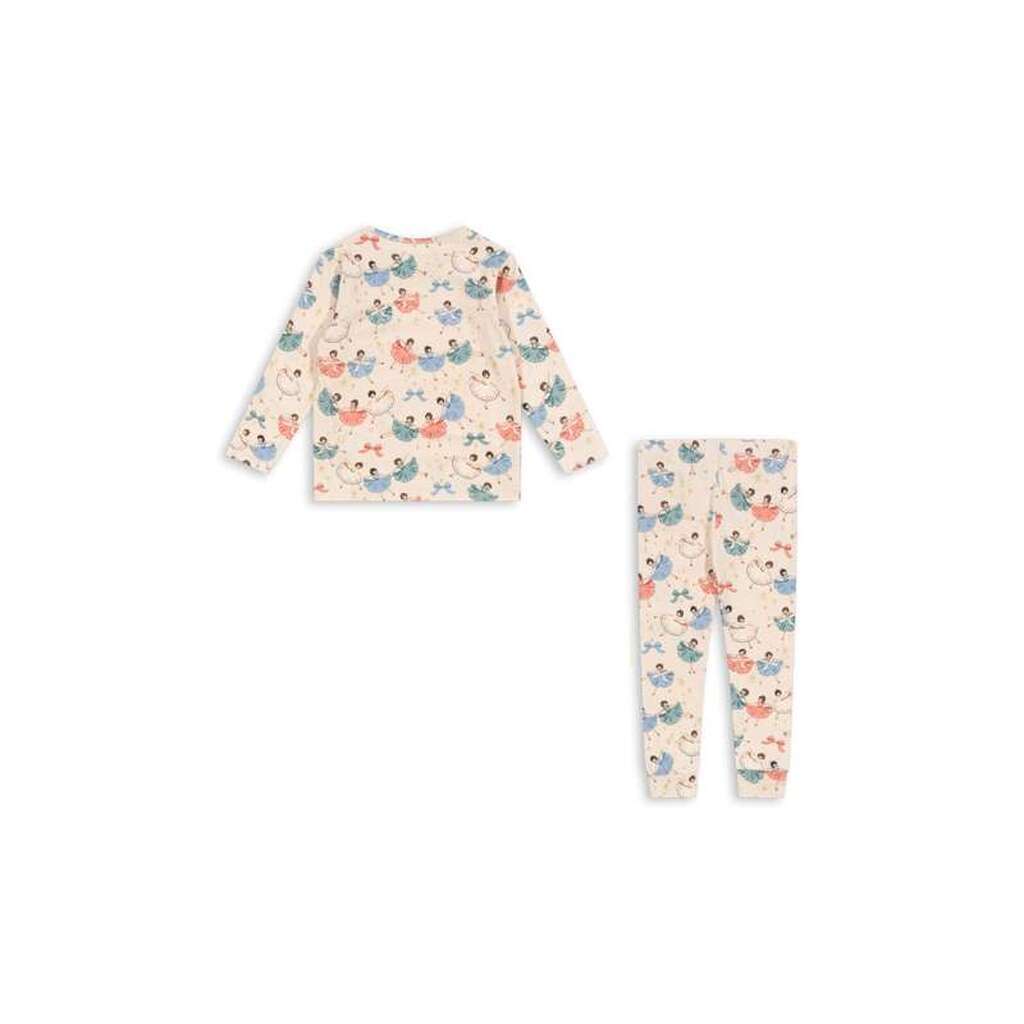 Konges Sløjd Basic Bluse/Buksesæt - GOTS - Bow Ballerina