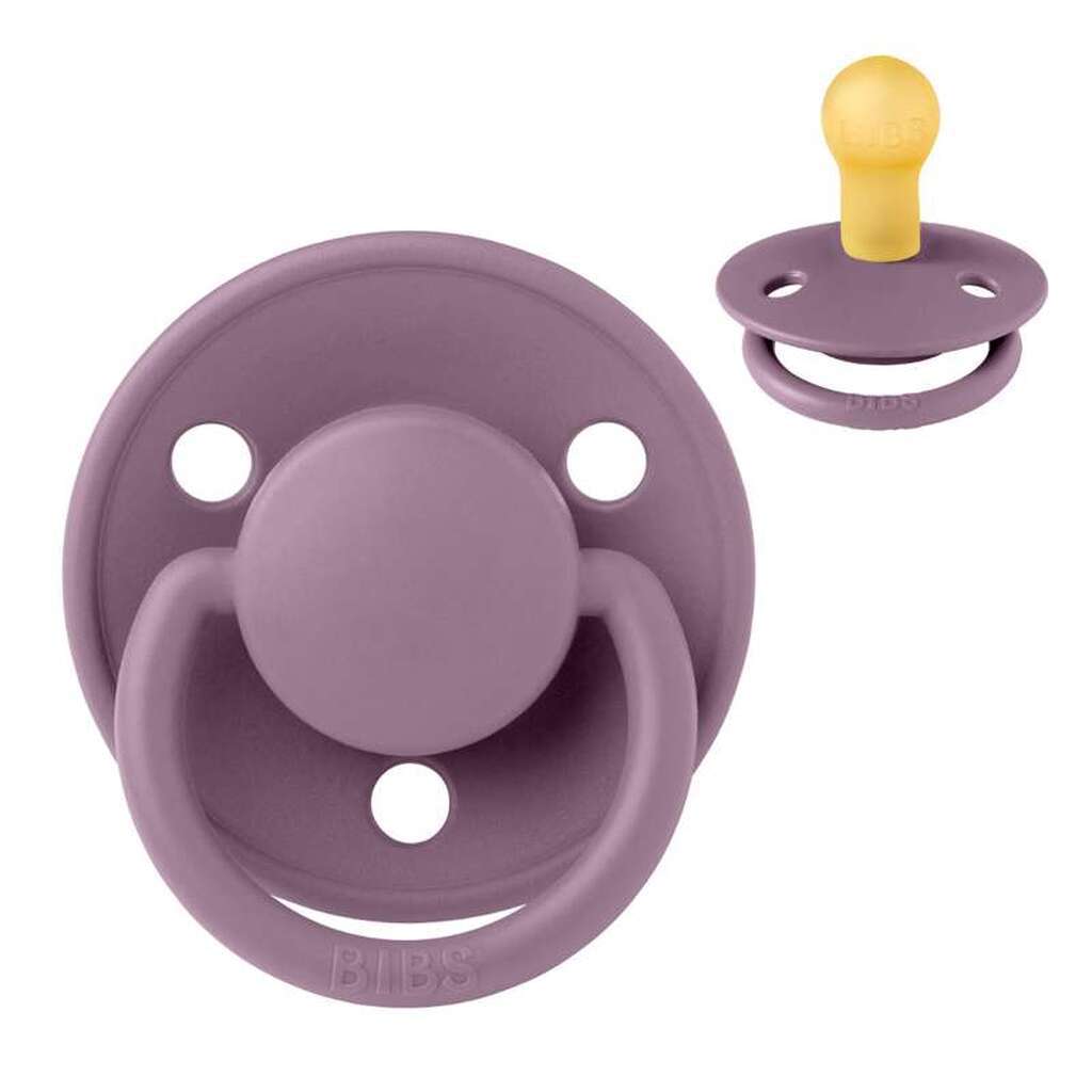 BIBS Rund De Lux Sut - Str. 1 - Naturgummi - Mauve
