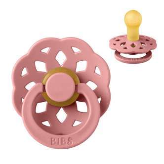 BIBS Rund Boheme Sut - Str. 1 - Naturgummi - Dusty Pink