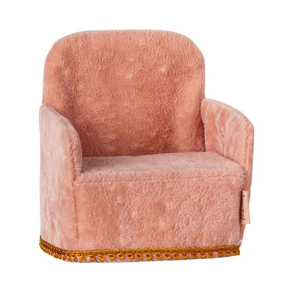 Maileg Foldbar Stol - Mus - Rosa