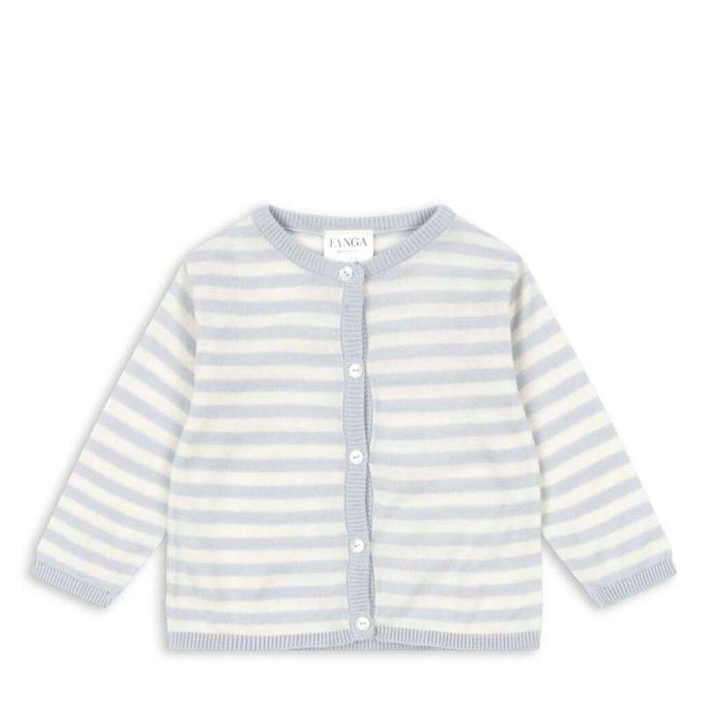 Fanga Fontana Venti Cardigan - Strik - GOTS - Gray Dawn