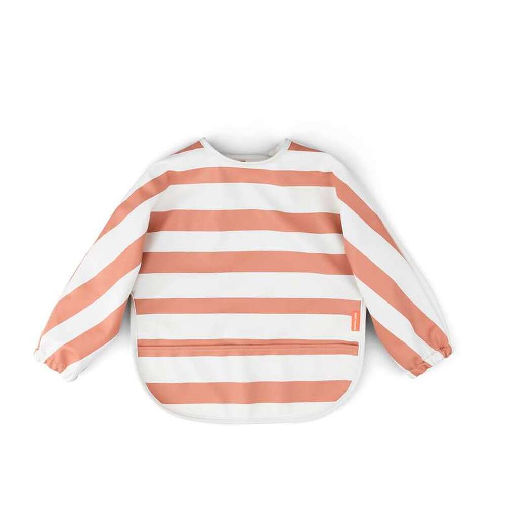 Done By Deer Hagesmæk m. Ærmer og Lomme - Stripes (Papaya)