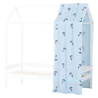 Hoppekids Forhæng til Husseng - OLE LUKOIE - Flere Størrelser - Blå