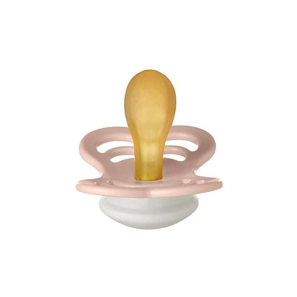 BIBS Symmetrisk Supreme Sut - Str. 2 - Naturgummi - GLOW - Blush