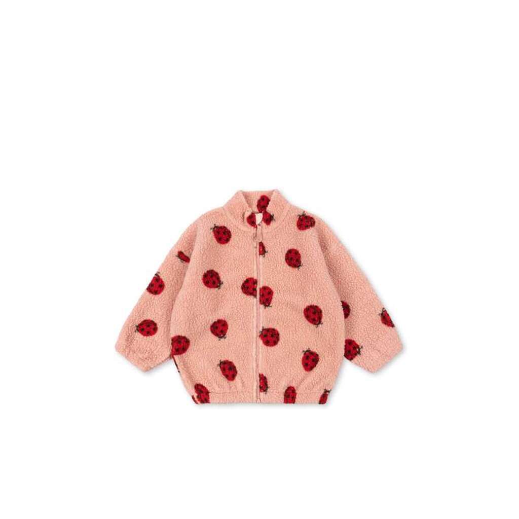 Konges Sløjd Jody Teddy Jakke - GRS - Ladybug Pink
