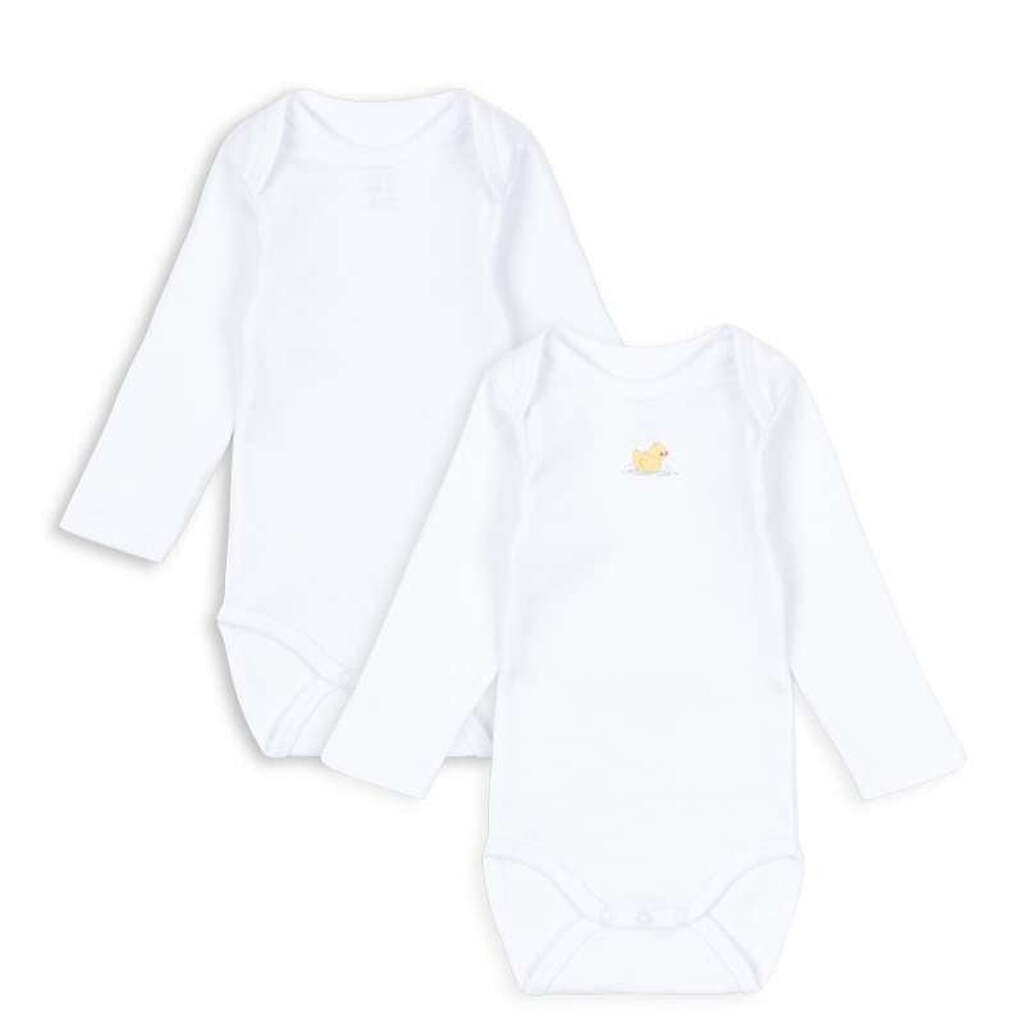 Fanga Fontana Piscina Body - Langærmet - 2-pak - OCS - Optic White