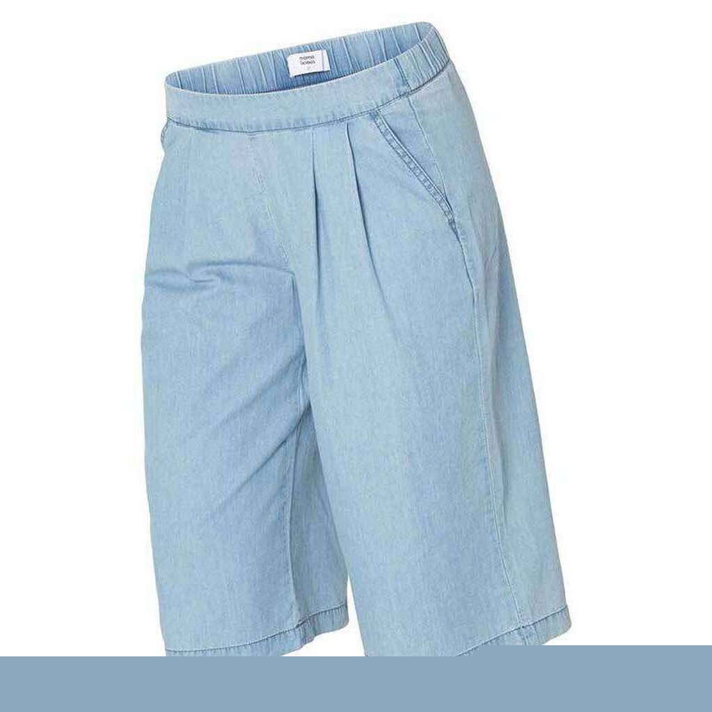 Mamalicious Tanja Graviditetsshorts - Light Blue Demin