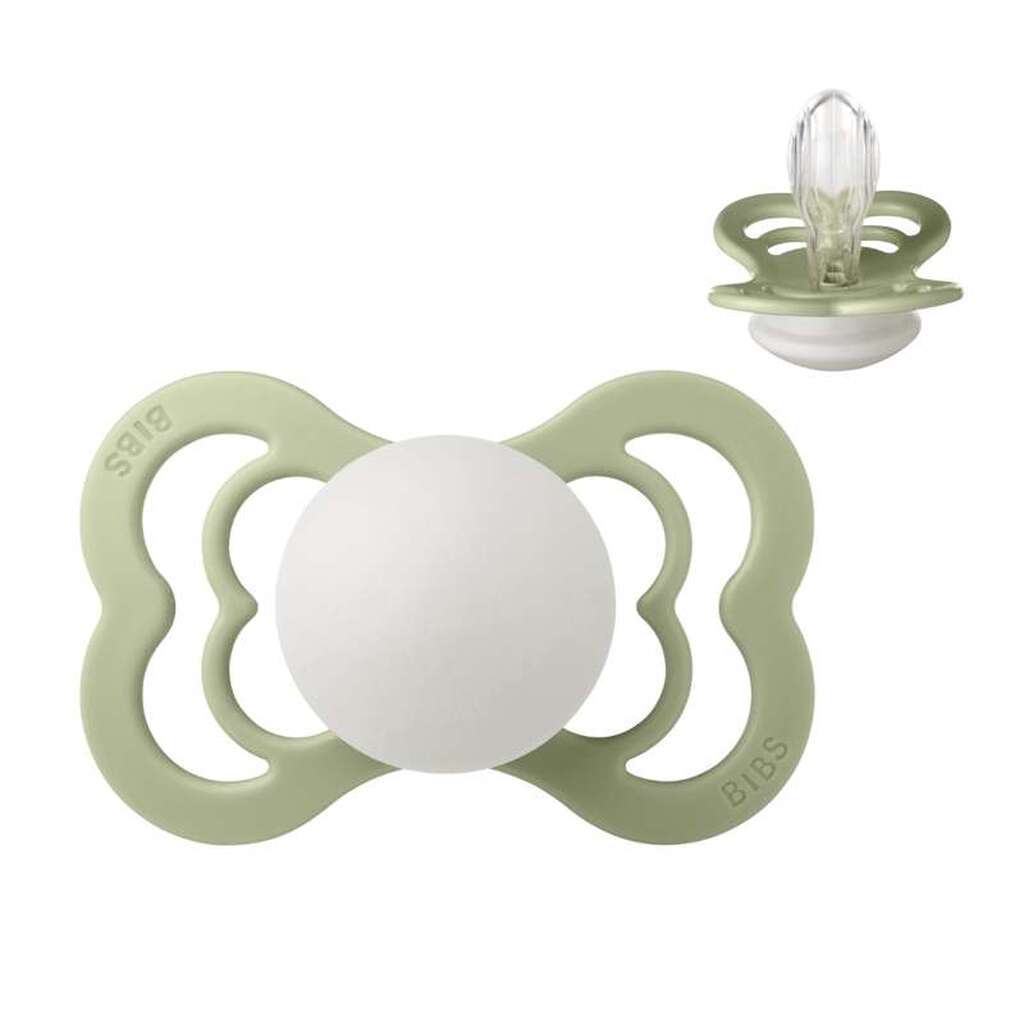 BIBS Symmetrisk Supreme Sut - Str. 2 - Silikone - GLOW - Sage