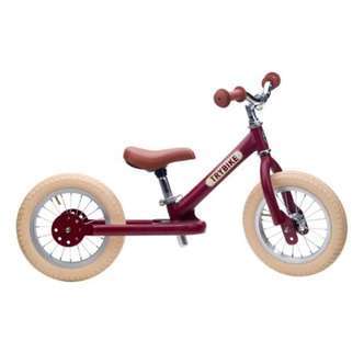 Trybike Retro Løbecykel - To Hjul - Vintage Rød
