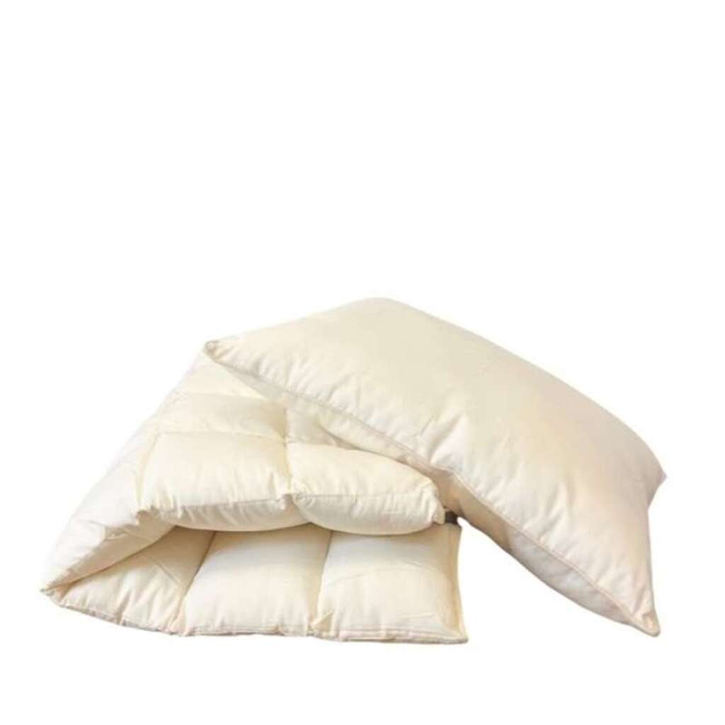 Oh'Naturel Dyne og Pude - 70x100 cm. - Fiberfyld/Baby