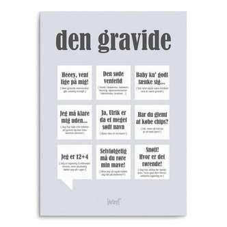 Dialægt Den gravide - flere størrelser