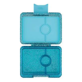 Yumbox Madkasse - Minisnack - 3 rum - Twinkle Aqua Glitter